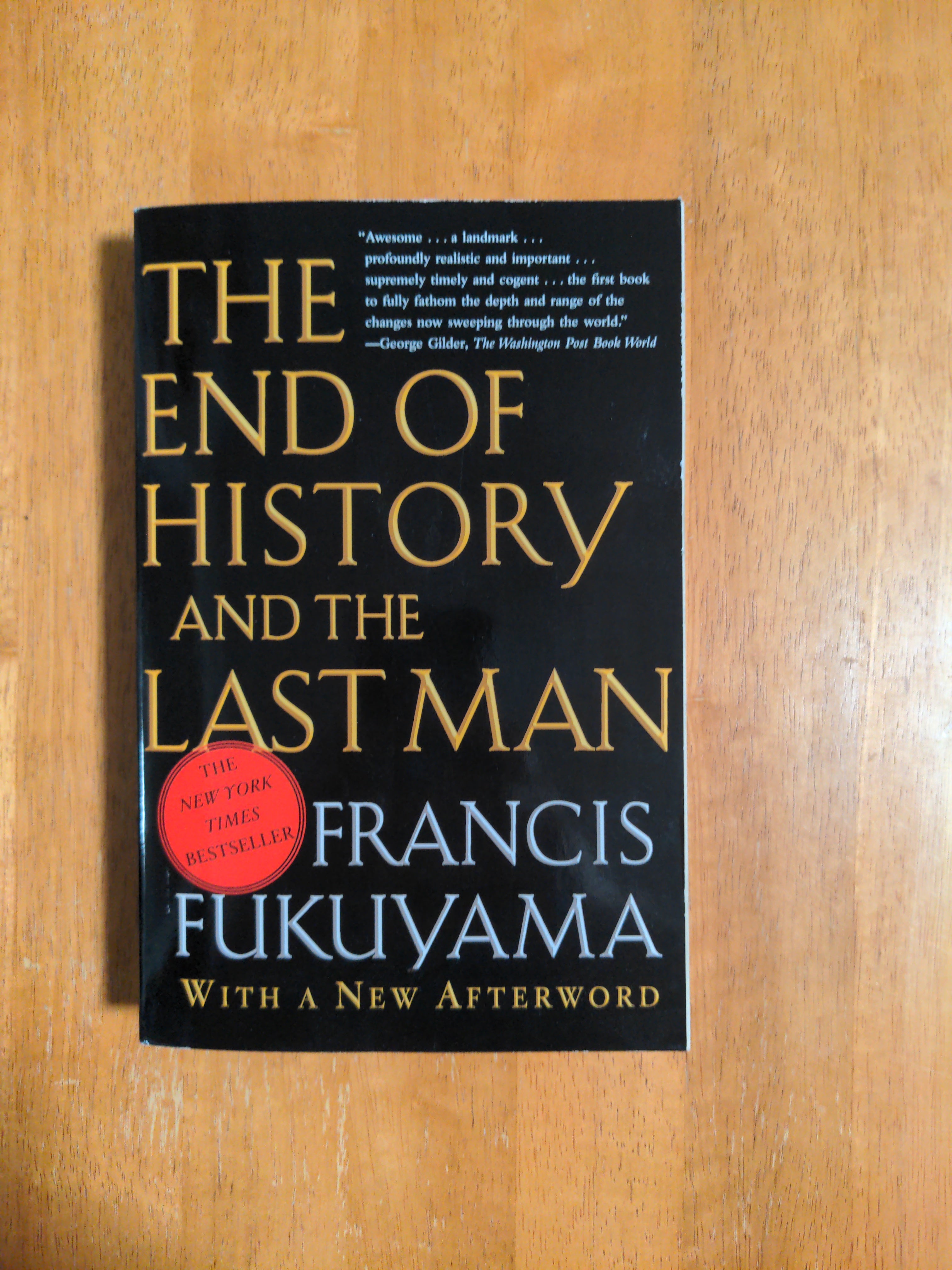 The End of History and the Last Man