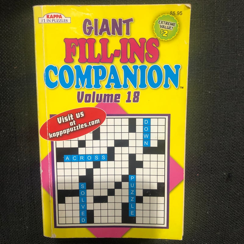 Giant Fill-Ins Companion, Volume 18