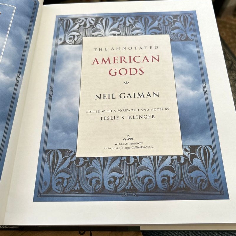 The Annotated American Gods By Neil Gaiman Hardcover Pangobooks 3623