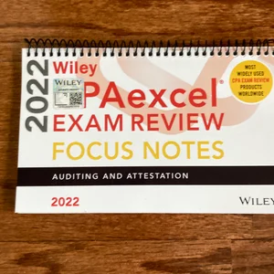 Wiley CPAexcel Exam Review 2022 Focus Notes