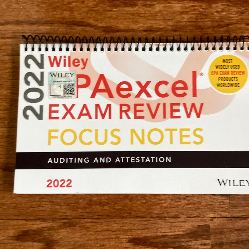 Wiley CPAexcel Exam Review 2022 Focus Notes