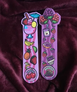 Scratch and sniff book marks