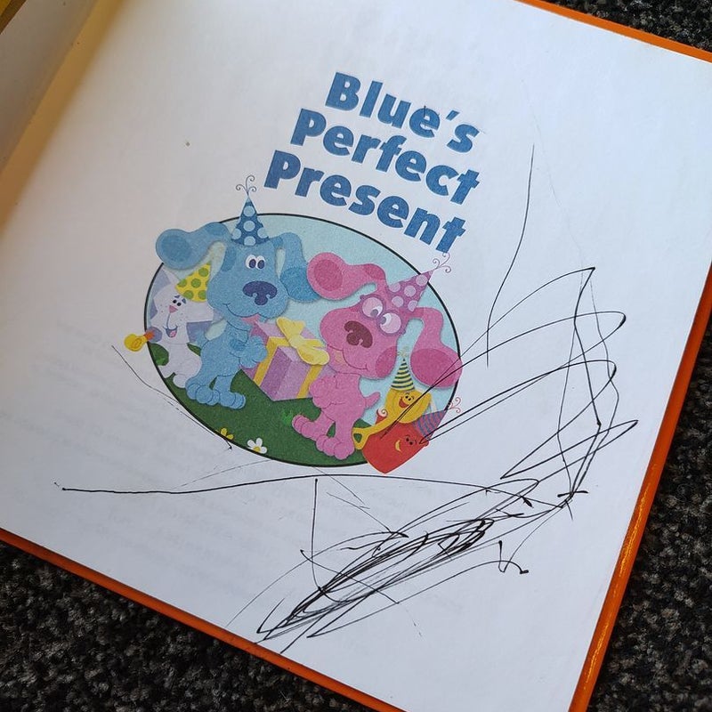 Blue's Clues Blue's Perfect Present Nick Jr Bookclub 2002