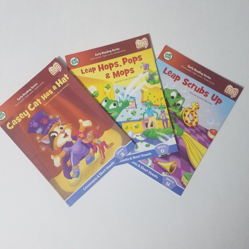 Learn to Read Phonics Book Set 1 : Short Vowels (Leapfrog Tag) Book Bundle