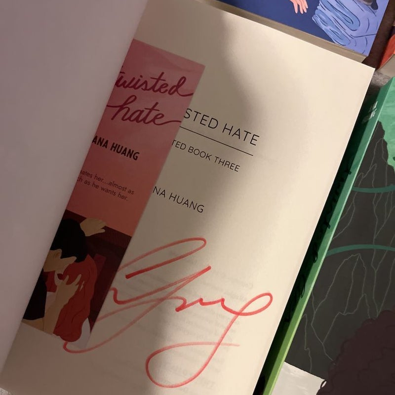 Twisted hate signed special edition steamy lit Ana Huang by Ana Huang ,  Paperback