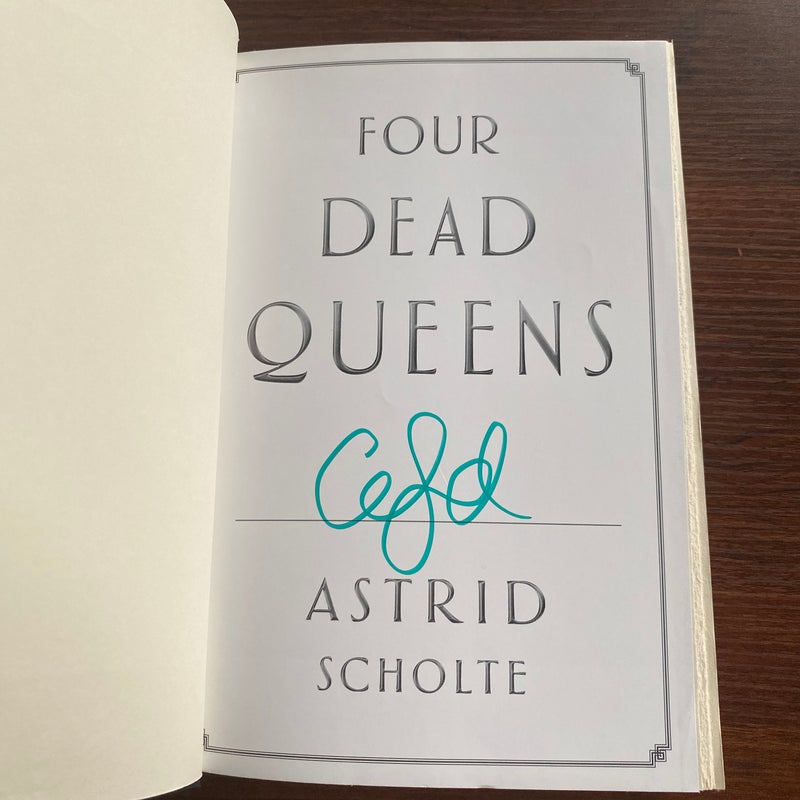Four Dead Queens *Signed* *Owlcrate*