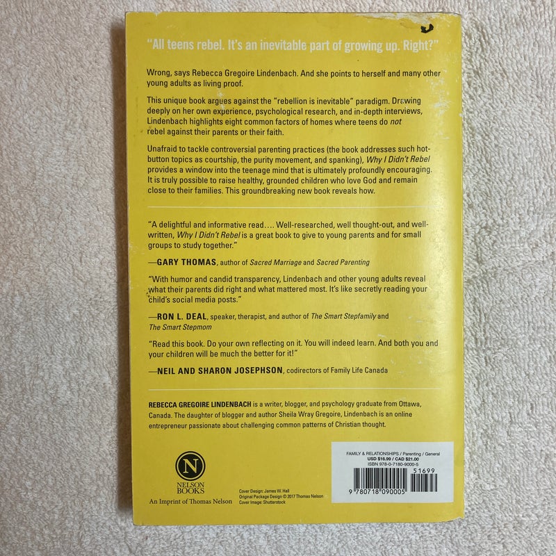 Why I Didn't Rebel
