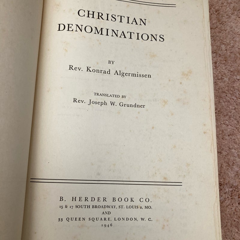 Christian Denominations #1