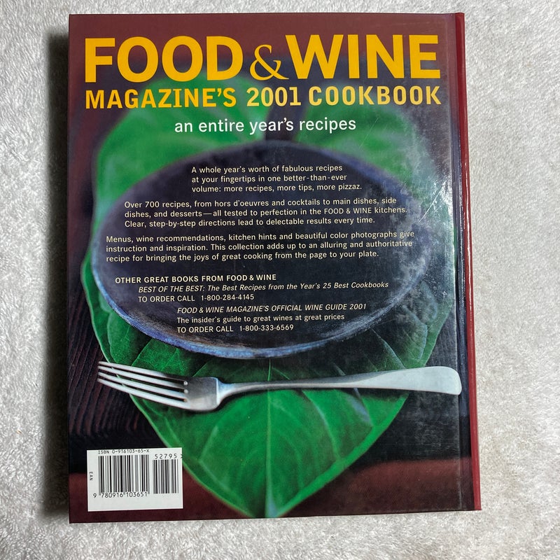 Food and Wine Magazine's 2001 Cookbook #14