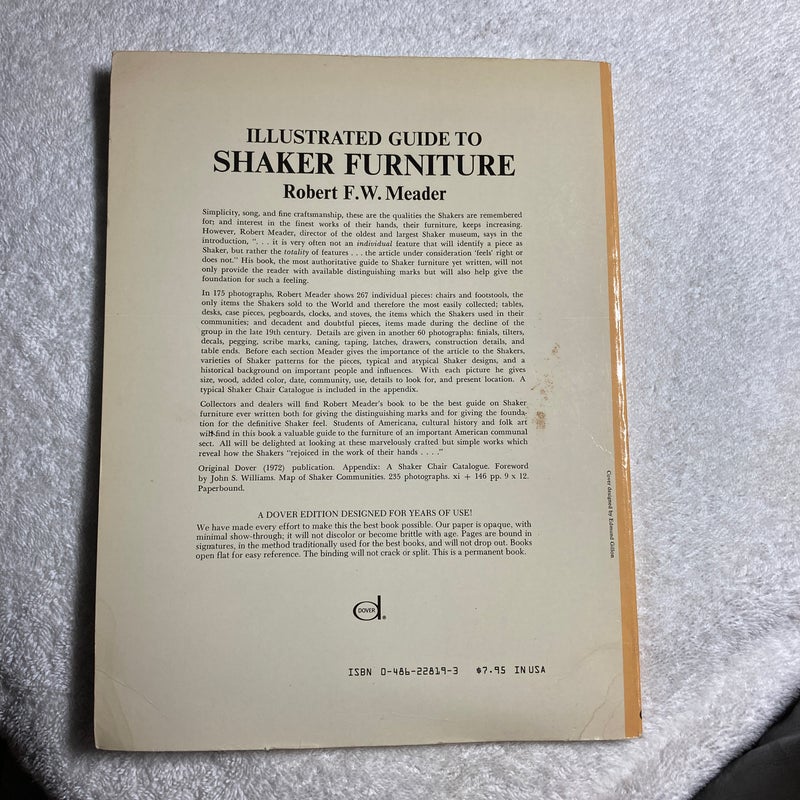 Illustrated Guide to Shaker Furniture