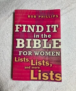 Find It in the Bible for Women #35