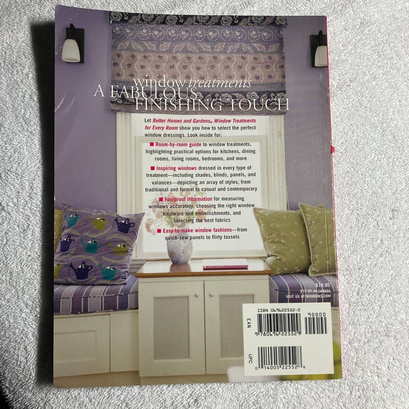 Window Treatments for Every Room by Better Homes and Gardens Books ...