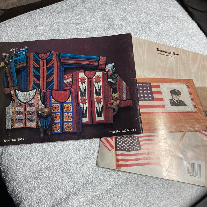 2 Quilting Books: The Original Log Cabin Jacket & Picture This Family  #15