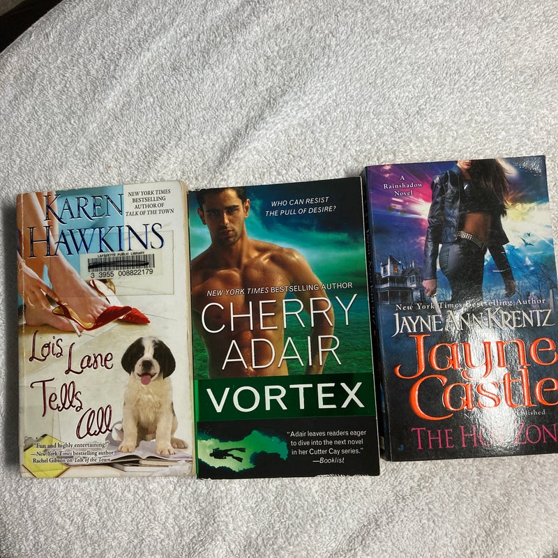 3 Romance Novels: Lois Lane Tells All, Vortex, and The Hot Zone #37