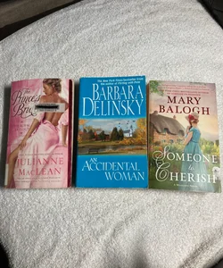 3 Romance Novels: The Princess Bride, Someone to Cherish, and An Accidental Woman #37