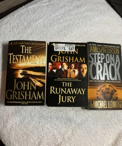 The Runaway Jury, The Testament and James Patterson’s Step on a Crack #38