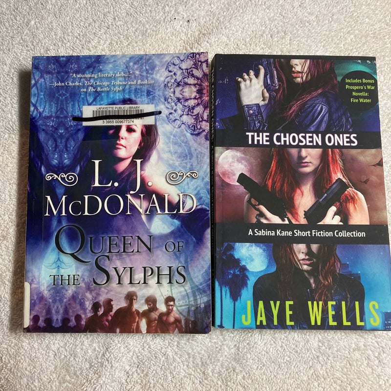 2 Juvenile Paperback Novels:Queen of the Sylphs and The Chosen Ones #39