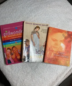 3 Juvenile Girl Books: Girl Wonder, Alice in Lace, &Summer of My German Soldier #39