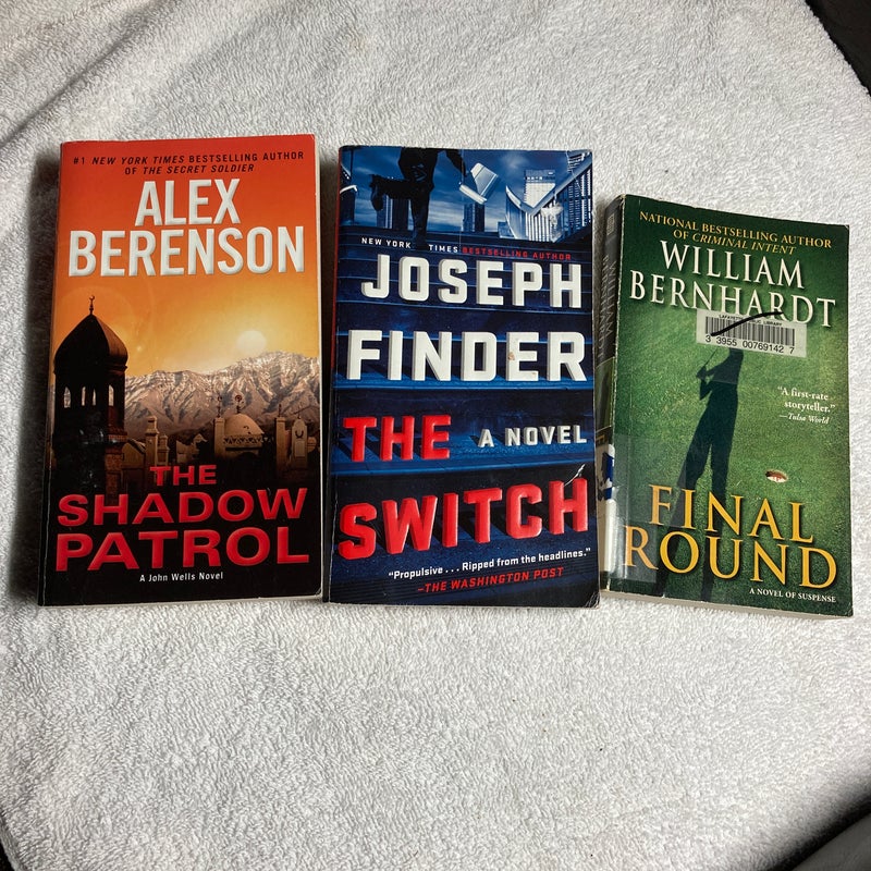 3 Suspense / Thrillers : The Shadow Patrol, The Switch & Final Round #44