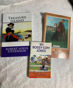Treasure Island, Jane Eyre and 101 Bossy Cow Jokes #53