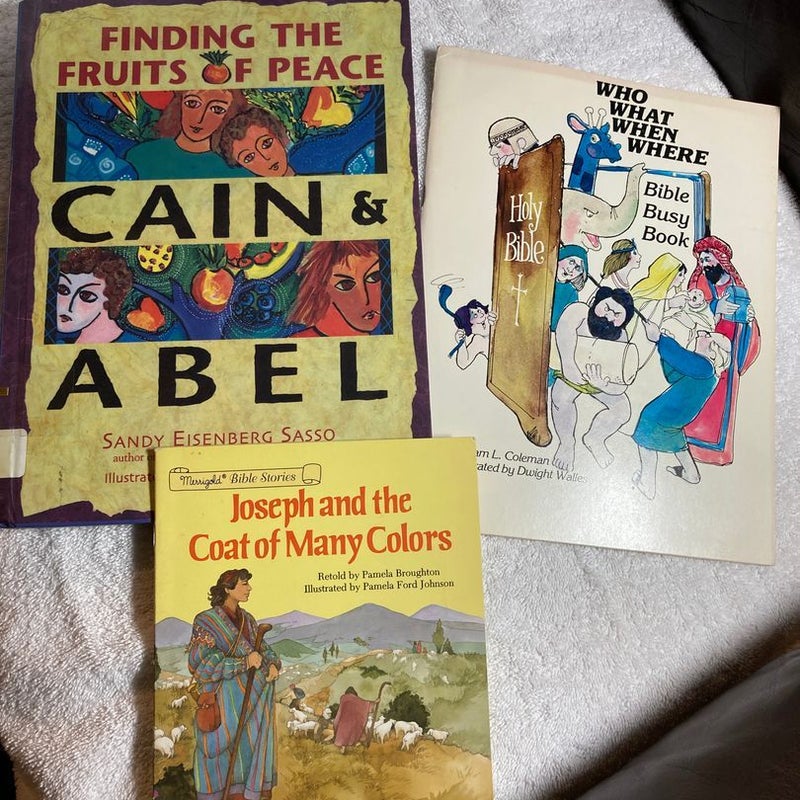 Cain & Abel, Joseph and the Coat of Many Colors, Bible Busy Book #50