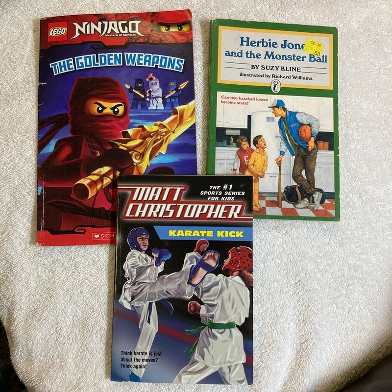 Herbie Jones and the Monster Ball, Lego Ninjago, & Karate Kick #65