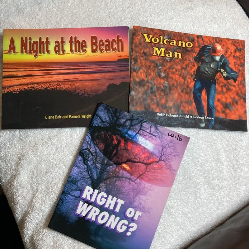 A Night at the Beach, Right or Wrong & Volcano Man #63