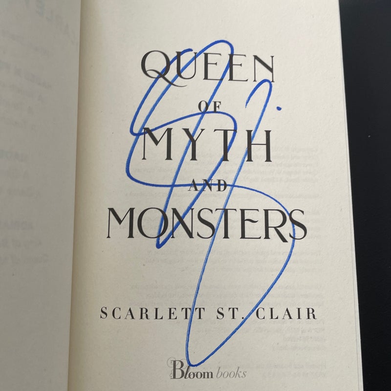 Queen of Myth and Monsters SIGNED