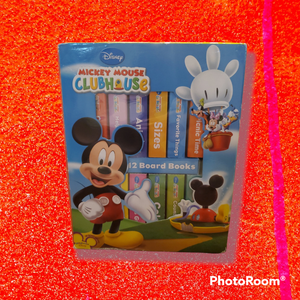 My Firstlibrary 12 Board Books Mickey Mouse