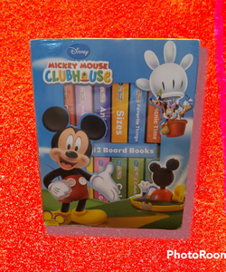 My Firstlibrary 12 Board Books Mickey Mouse