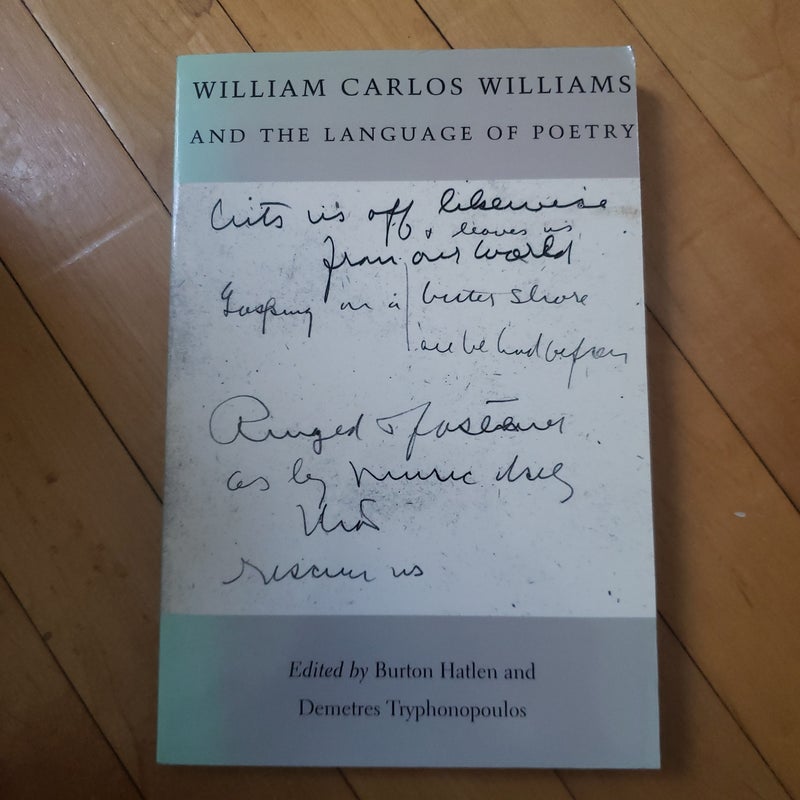 William Carlos Williams And The Language of Poetry