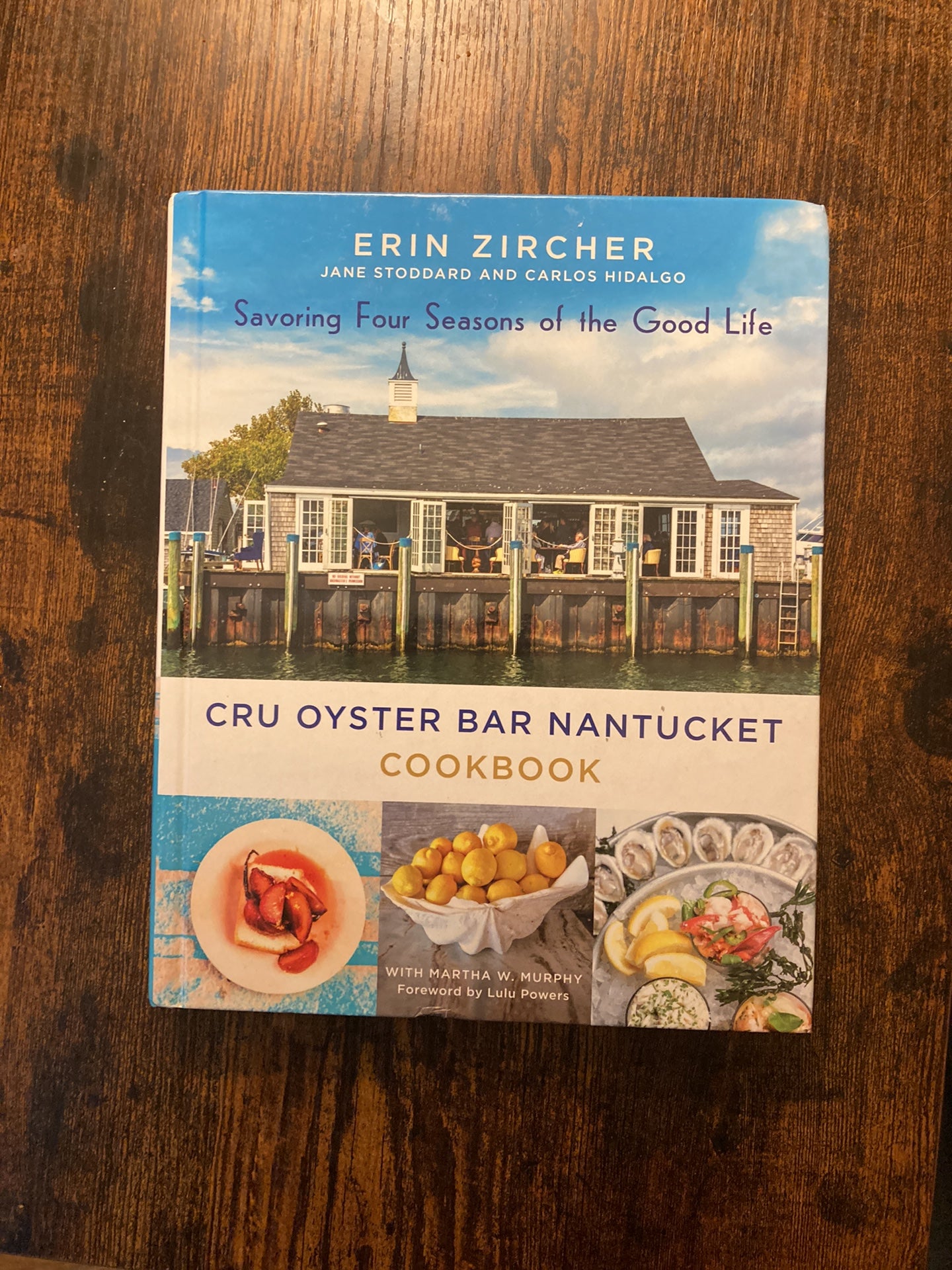 CRU Oyster Bar Nantucket Cookbook