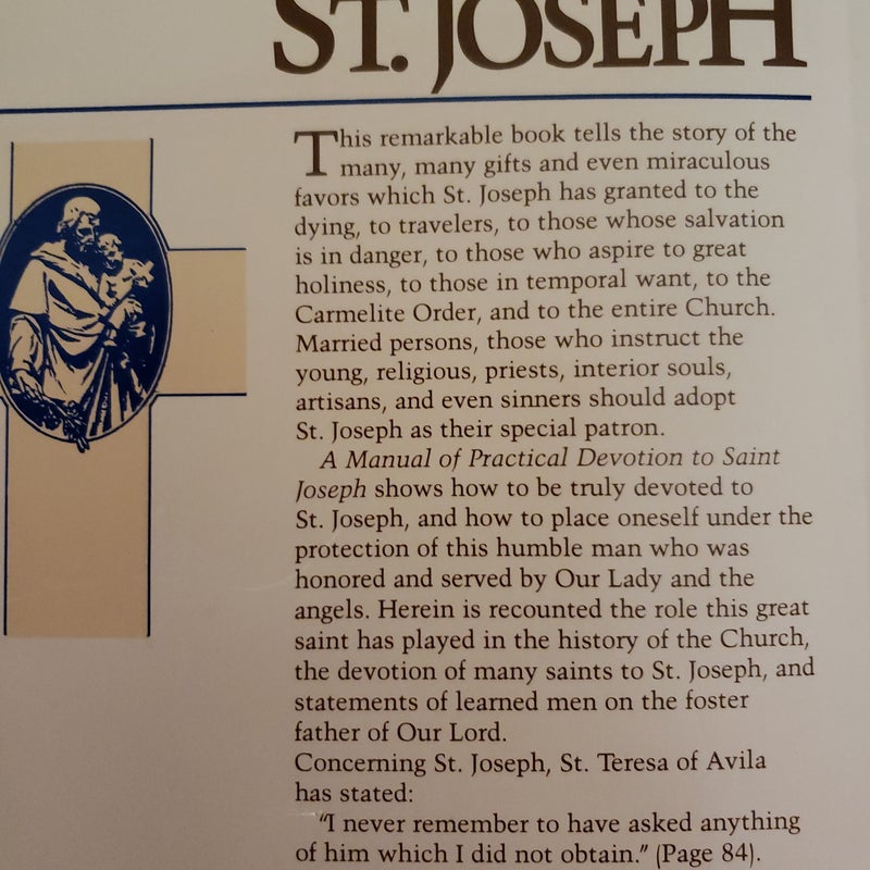 A Manual of Practical Devotion to St. Joseph
