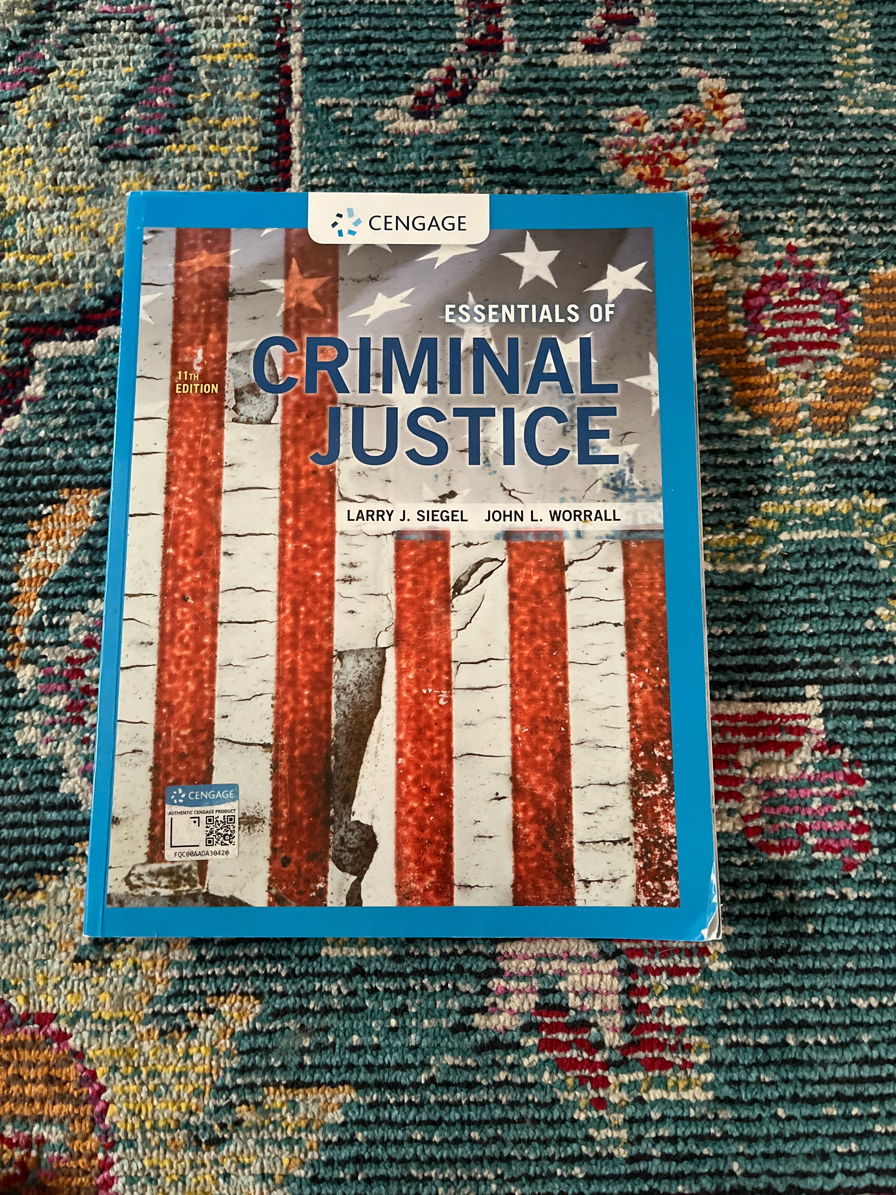 Essentials of Criminal Justice