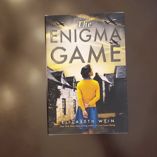 The Enigma Game SIGNED BOOK PLATE WITH AUTHOR LETTER