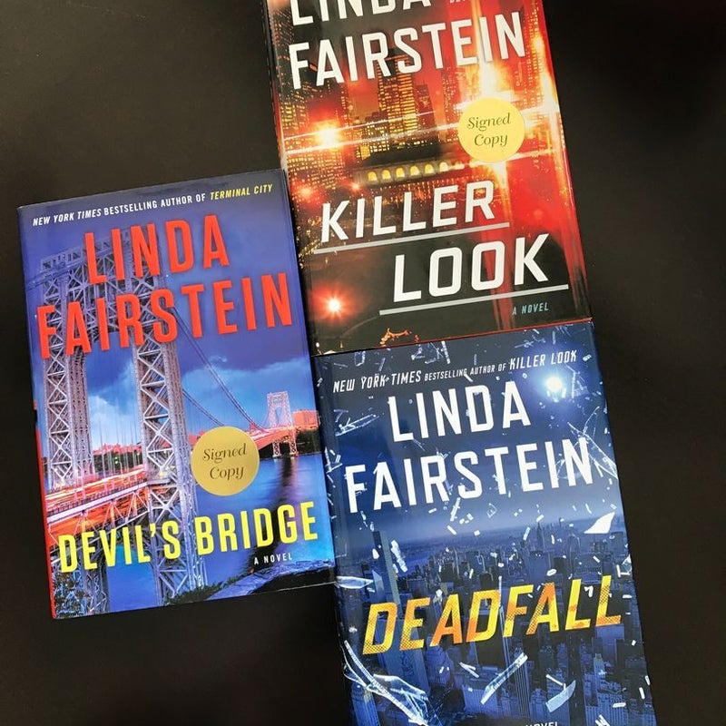 Devil's Bridge, Killer Look, & Deadfall SIGNED BUNDLE