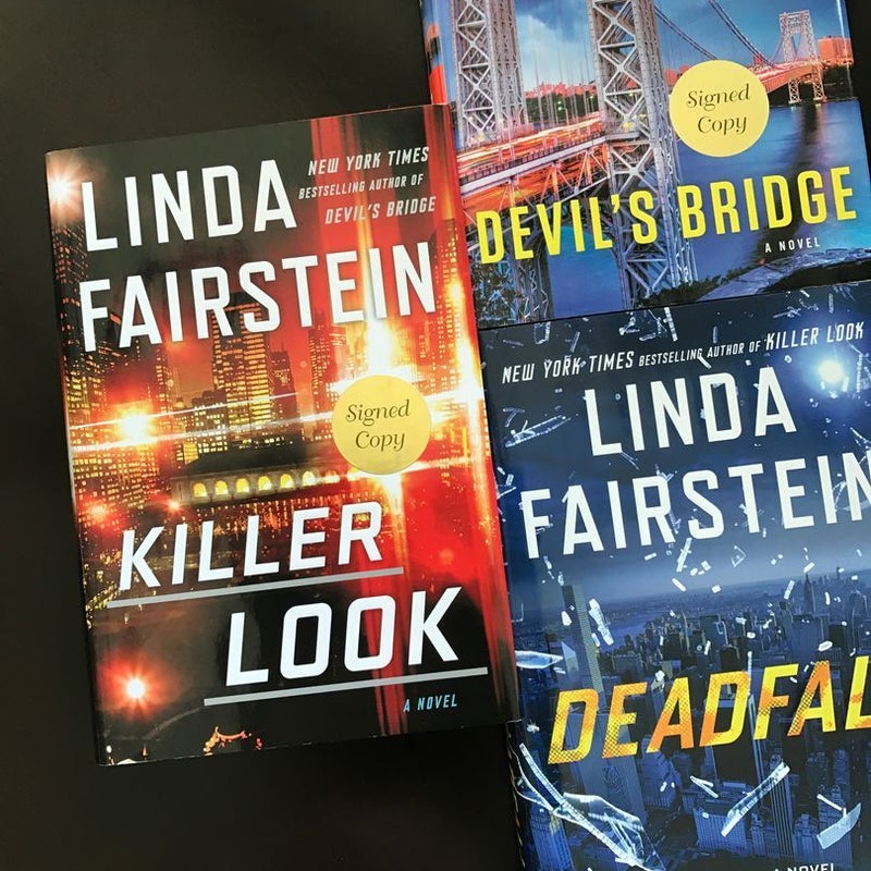 Devil's Bridge, Killer Look, & Deadfall SIGNED BUNDLE