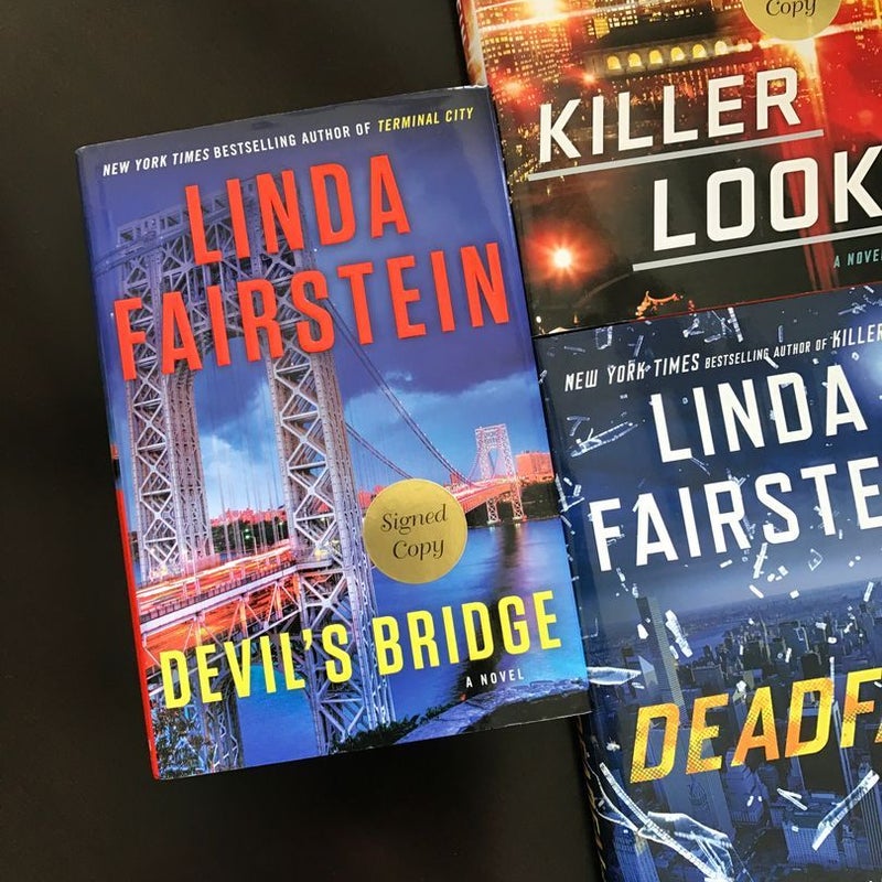Devil's Bridge, Killer Look, & Deadfall SIGNED BUNDLE