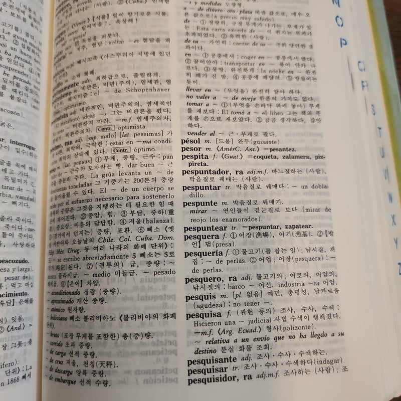엣센스 스페인어 사전 Essence Spanish Korean Dictionary