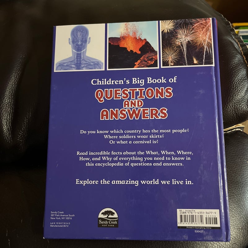 Children's Big Book of Questions and Answers