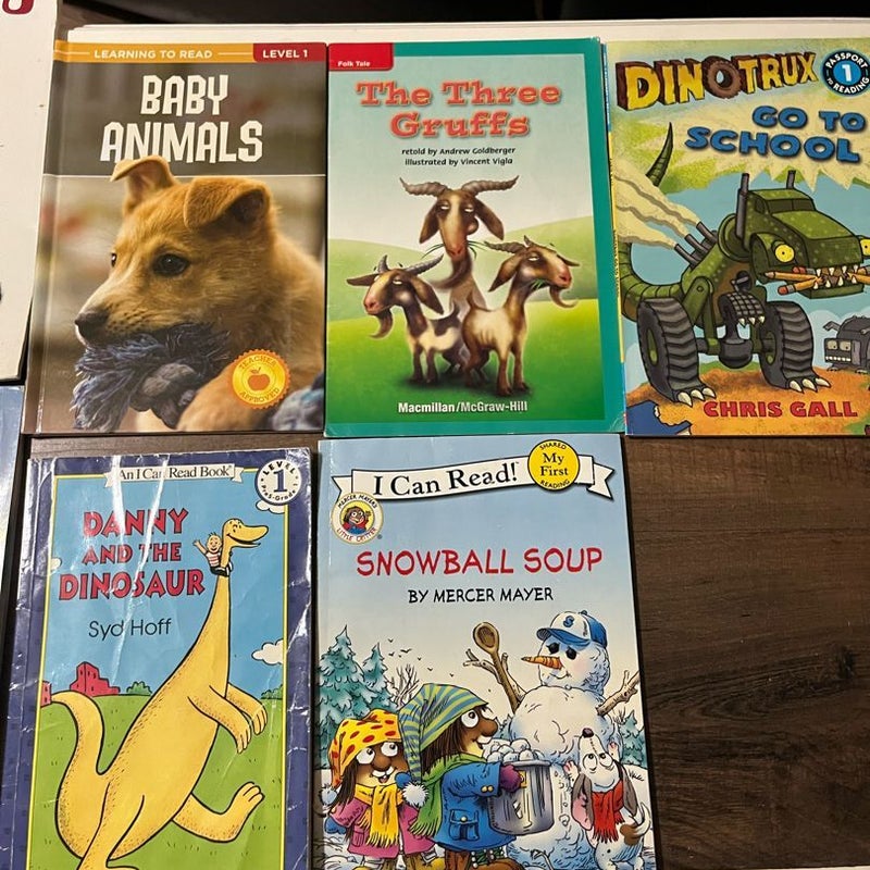 7 Books Beginning Reading for Kids 