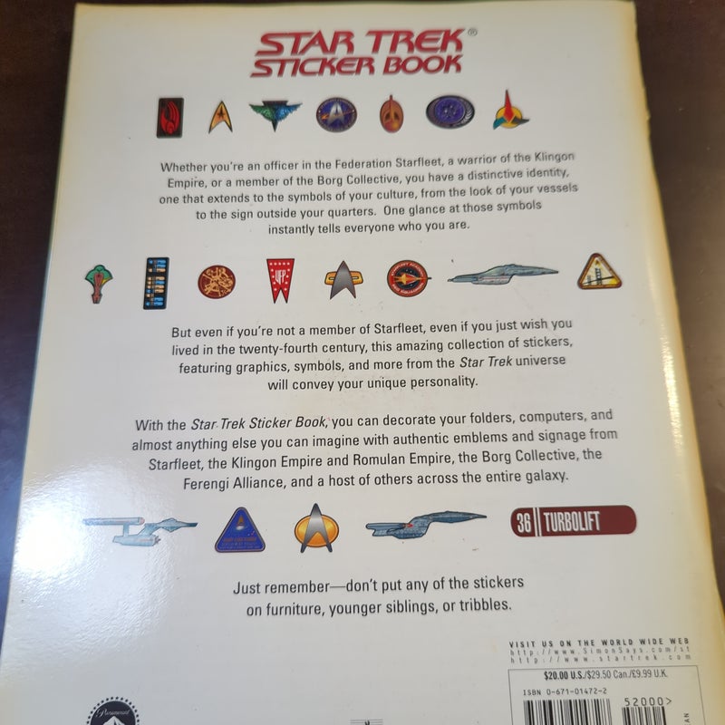 Star Trek Sticker Book