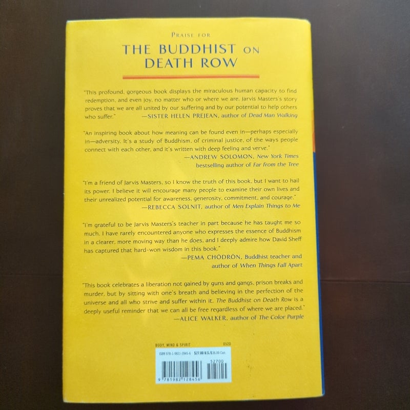 The Buddhist on Death Row by David Sheff Hardcover Pangobooks