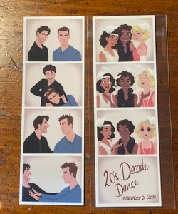 2 Litjoy photo strip bookmarks the Diviners