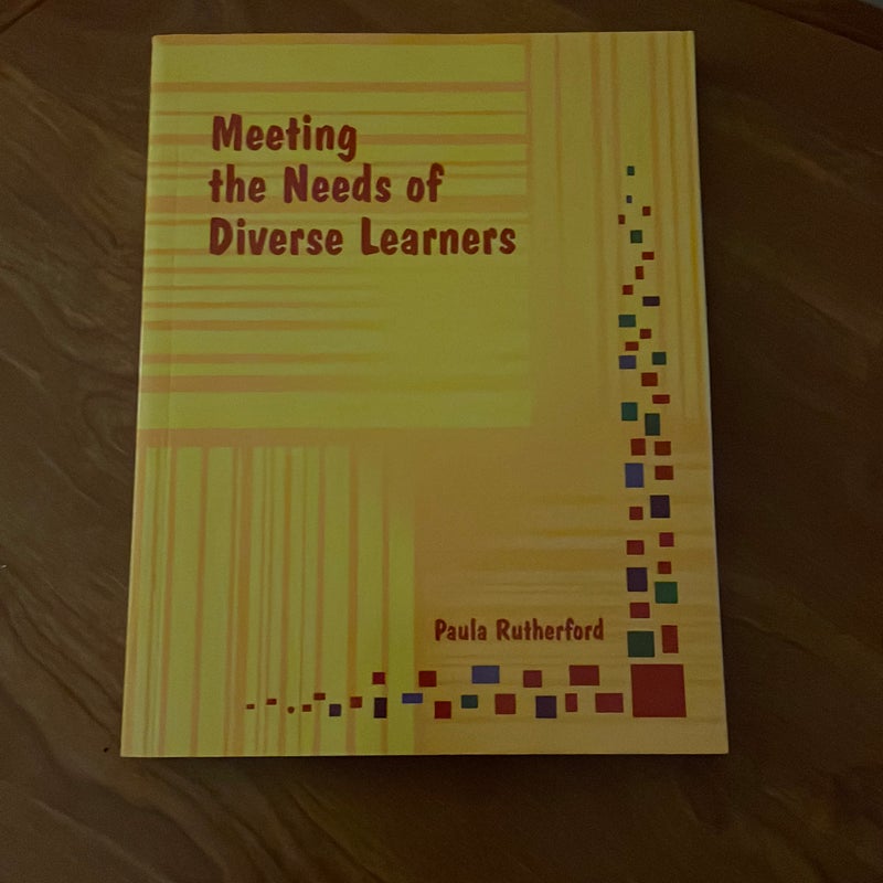 Meeting the Needs of Diverse Learners