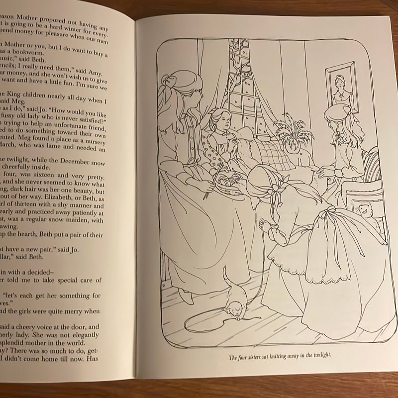 Little Women Coloring Book by Louisa Alcott, Barbara Steadman