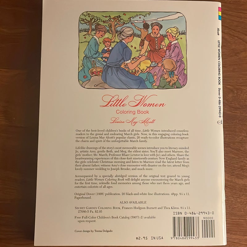 Little Women Coloring Book by Louisa Alcott, Barbara Steadman