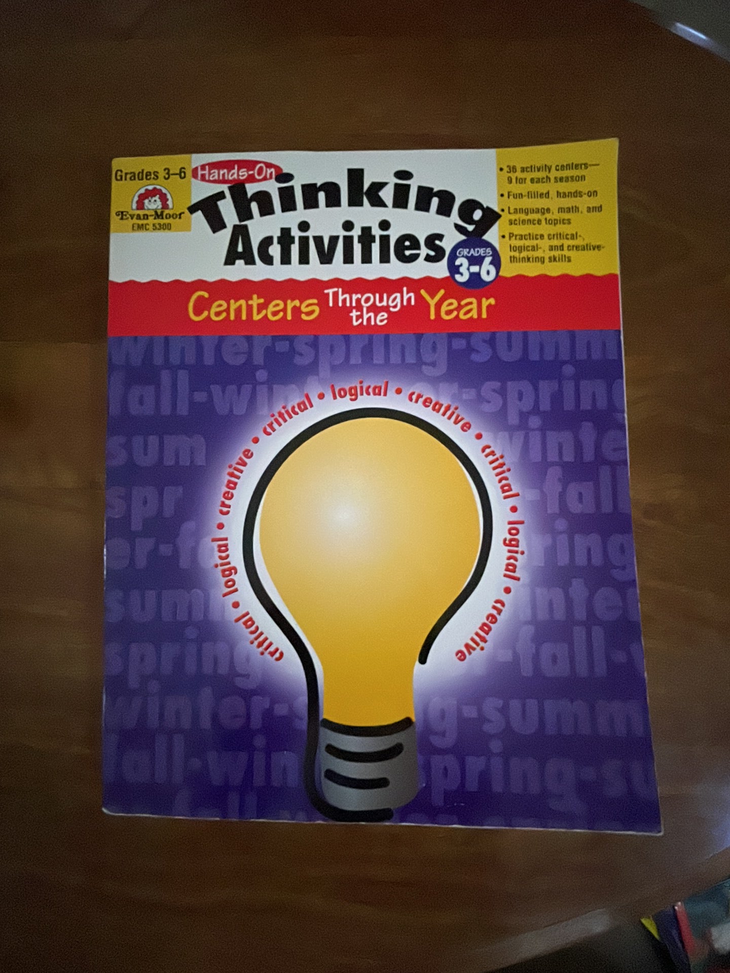 Hands-on　by　Pango　Thinking　Activities　Paperback　Evan-Moor,　Books