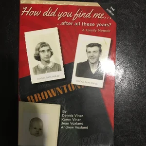 How Did You Find Me. . after All These Years? a Family Memoir