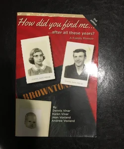 How Did You Find Me. . after All These Years? a Family Memoir
